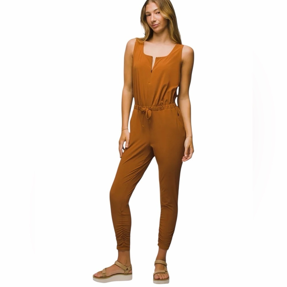 PRANA Railay Jumpsuit in Clay Size Small - Picture 2 of 8
